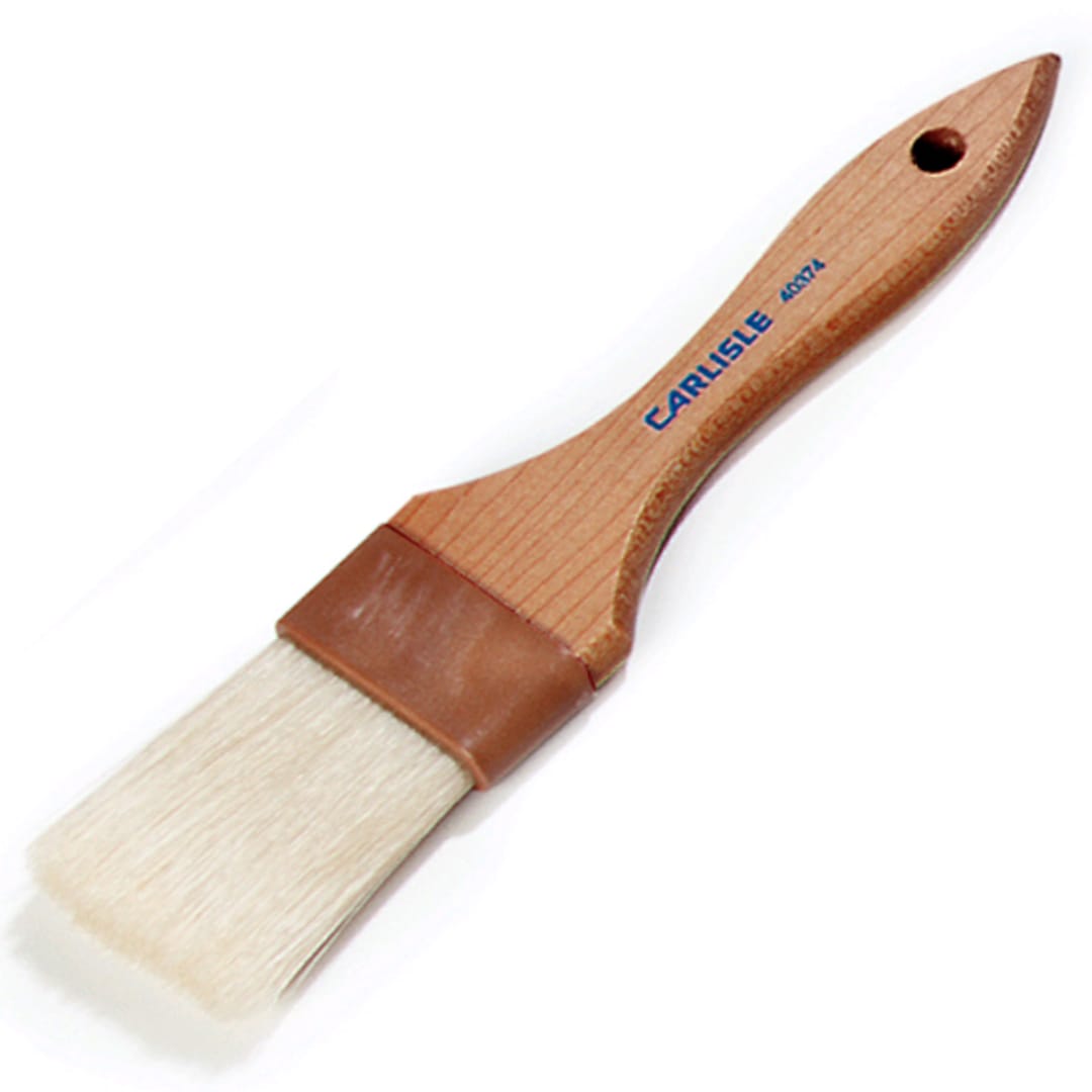 Carlisle 4037400 Sparta 2" Wide Pastry Brush with Boar Bristles