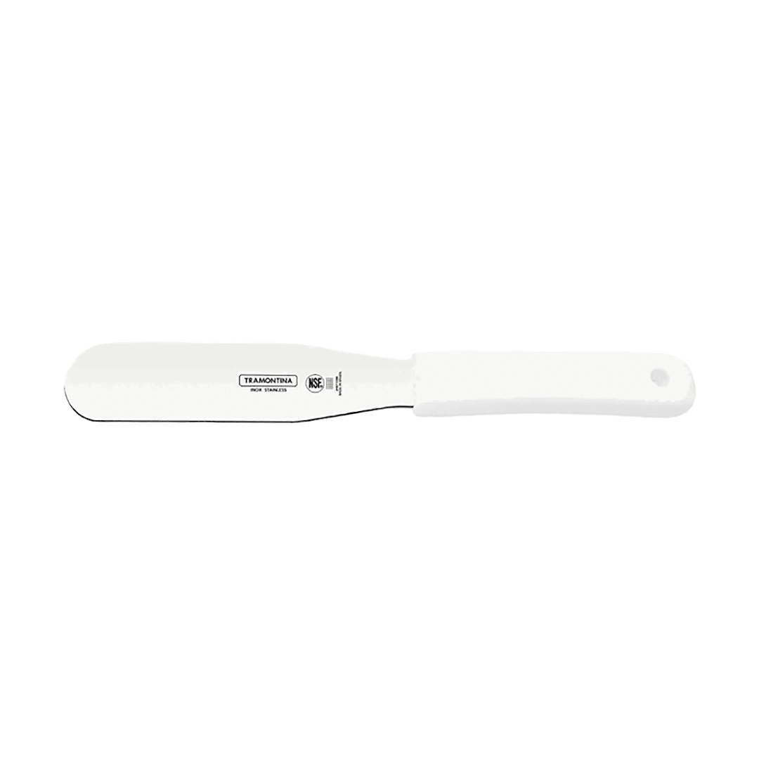 Darling Foodservice White Poly Handled 6" Baker's Icing Spatula