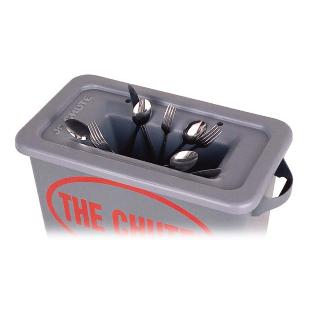 Golden West 2318 The Chute Gray Flatware Trap For 23 Gal. Containers