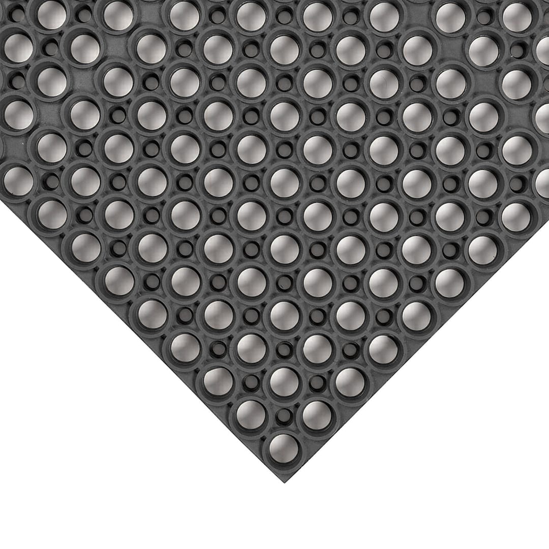 Notrax 435-719 Black 3' x 3' Tek-Tough® Floor Mat