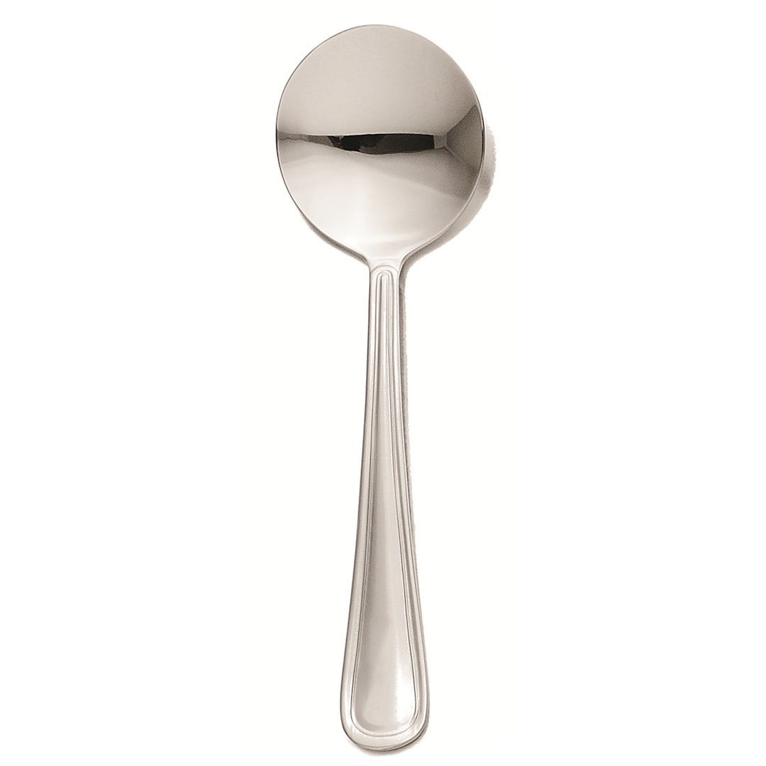 Libbey - Formerly World Tableware 139 016 Med Wt. Classic Rim Bouillon Spoon - Dozen