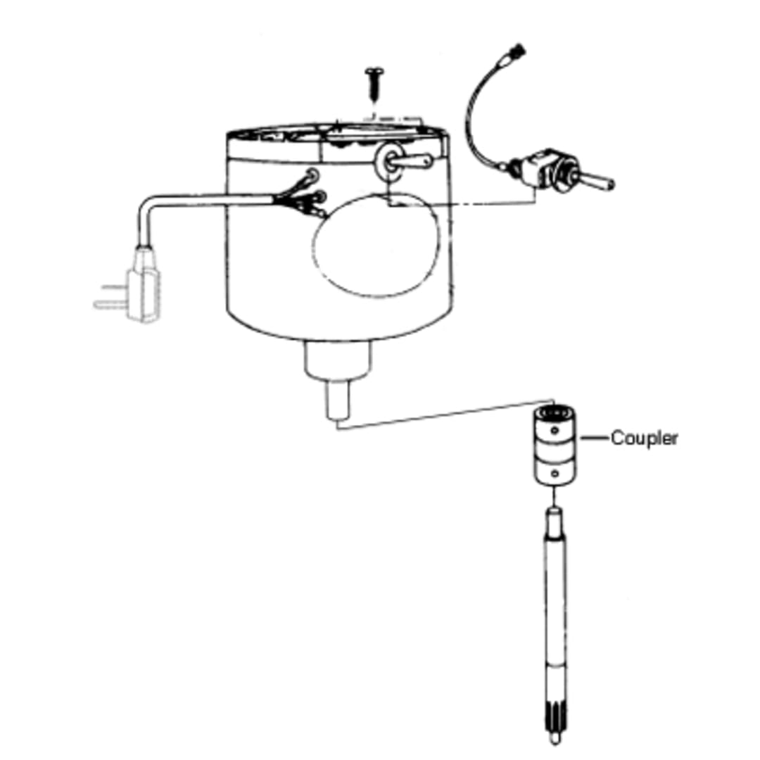 Bar Maid CPL-285 Motor Shaft Coupler For A-200 and A-205 Glass Washers