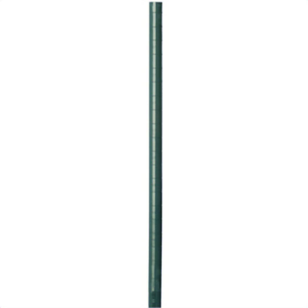 Darling Foodservice 74" Stationary Green Epoxy Coated Post