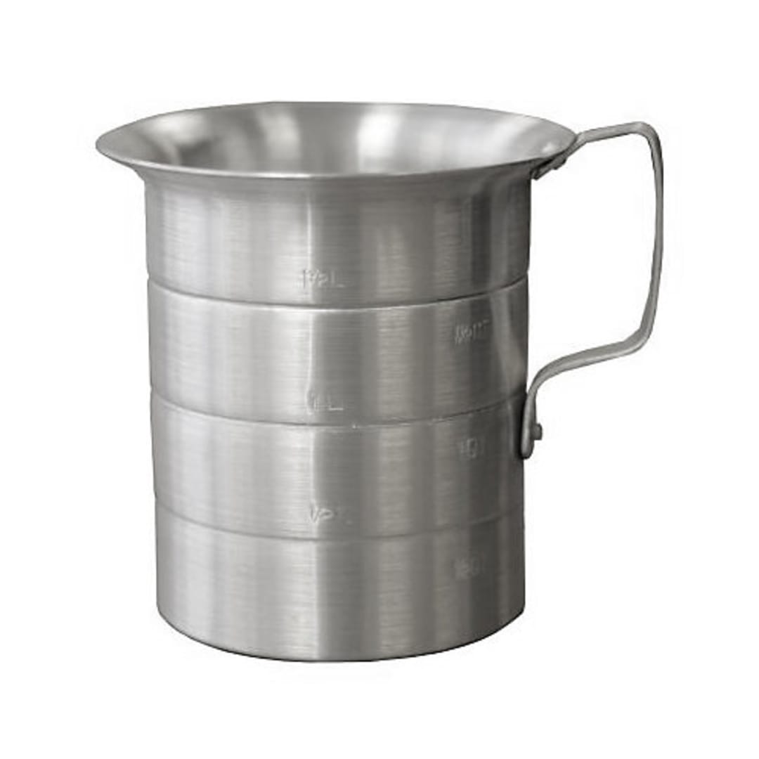 Browne Foodservice 575660 Aluminum 2 Qt. Liquid Measuring Cup