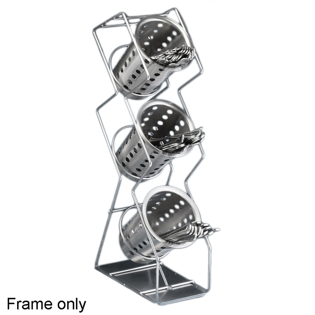 Cal-Mil 1025-3-39 Silver 3 Hold Silver Flatware Display