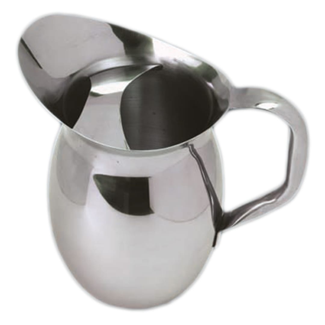 American Metalcraft BPG101 S/S 100 Oz Bell Pitcher with Ice Guard