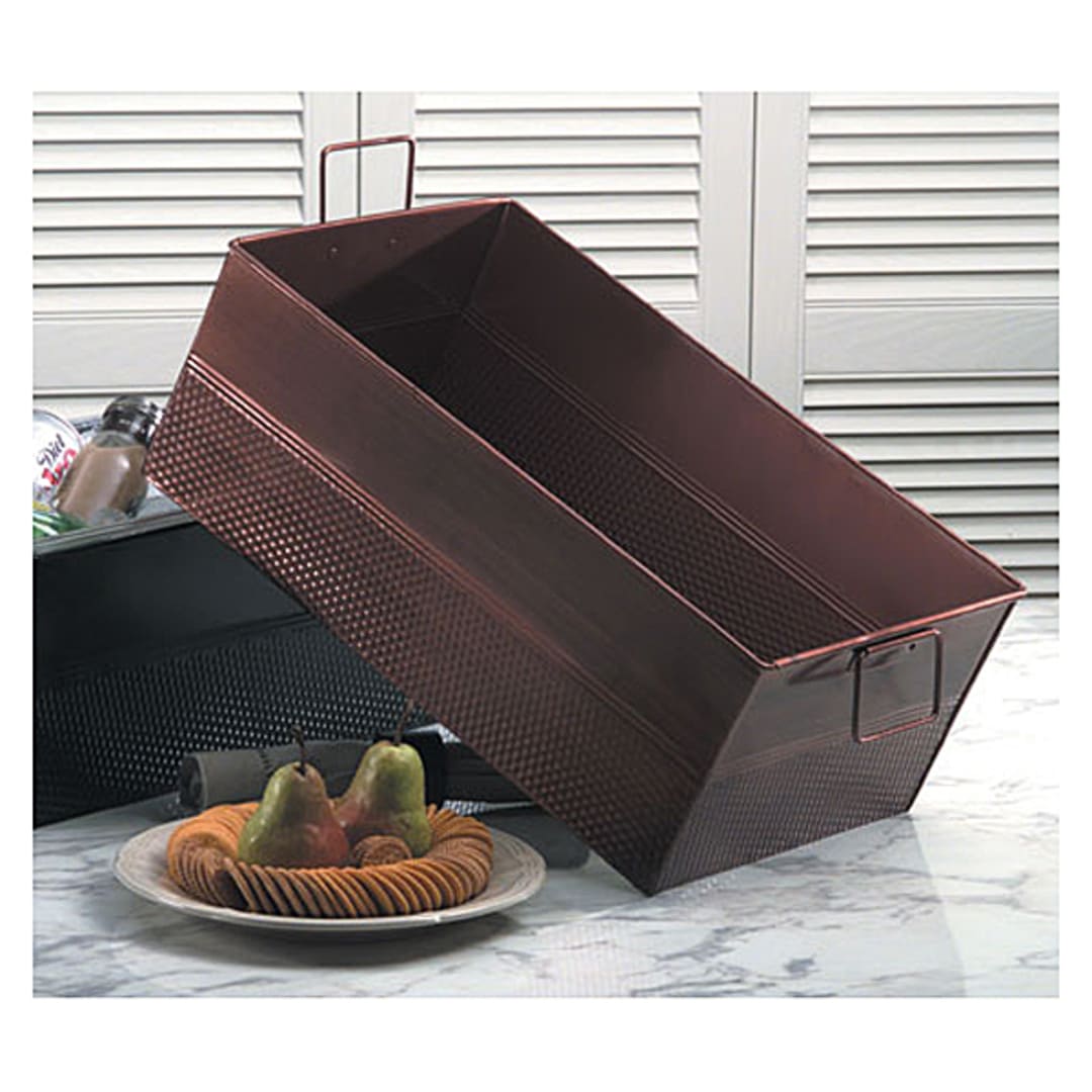 American Metalcraft BEV1220 Hammered Copper Full-Size Beverage Tub