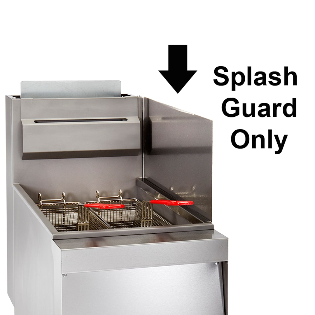 Vulcan VSPGARD-G/E Stainless 10" Splash Guard for Electric Fryers