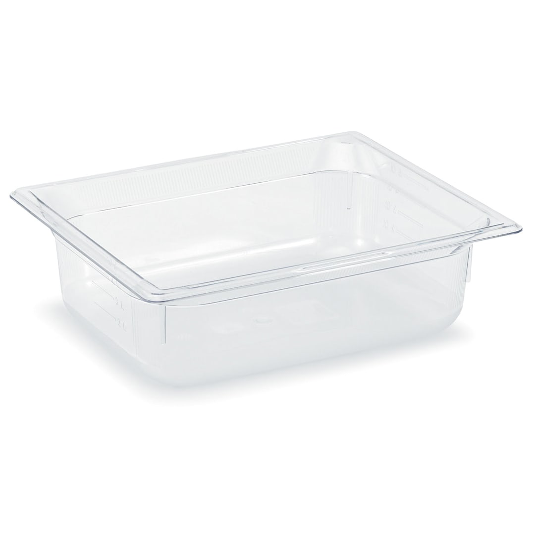 Vollrath 8022410 Clear Half Size x 2.5" D Low Temp Food Pan