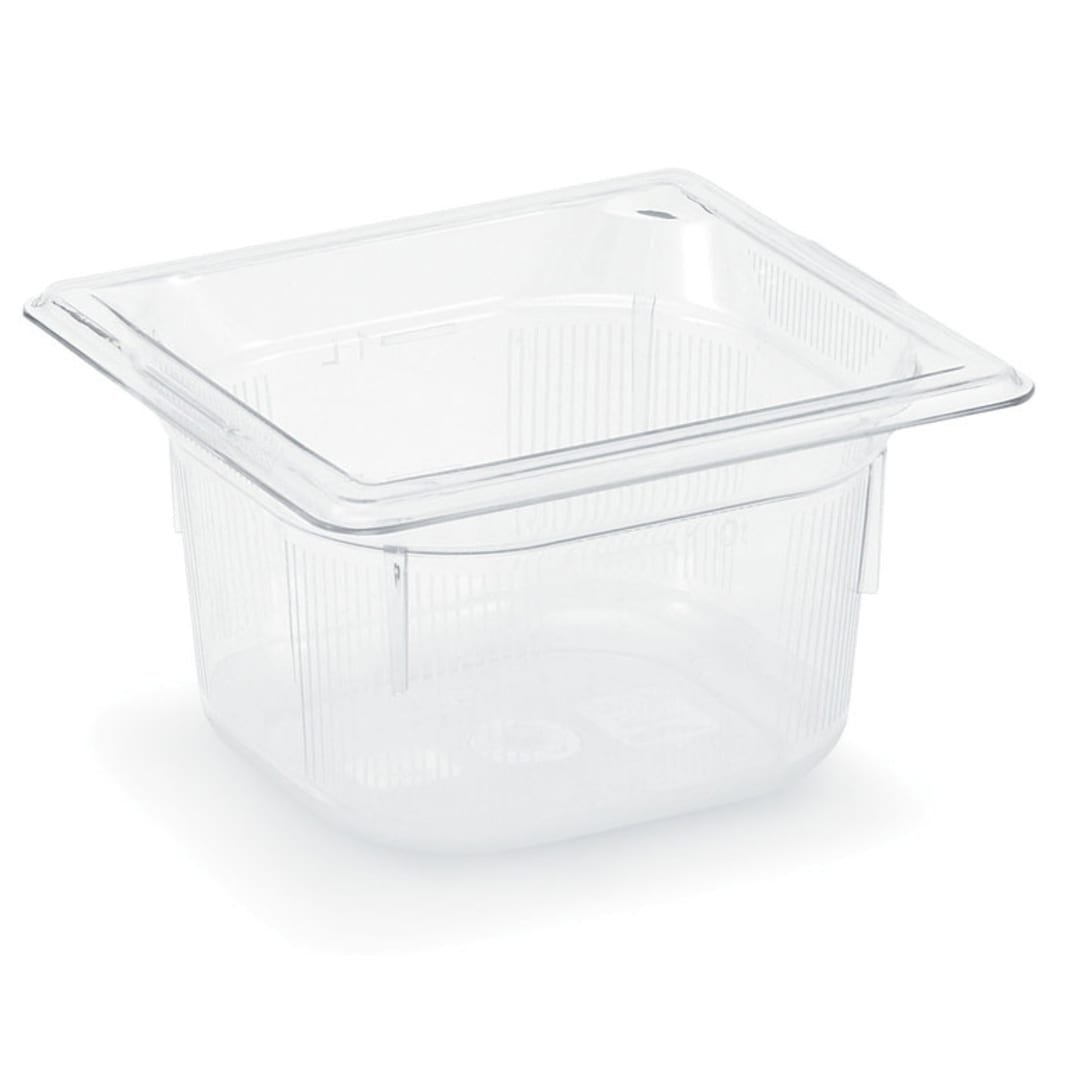 Vollrath 8062410 Clear 1/6 Size x 2.5" D Low Temp Food Pan