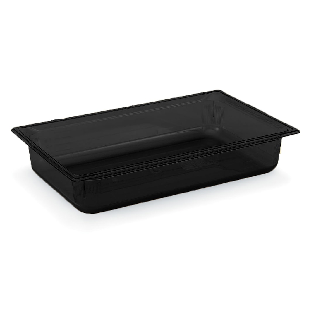 Vollrath 8002420 Black Full Size x 2.5" D Low Temp Food Pan