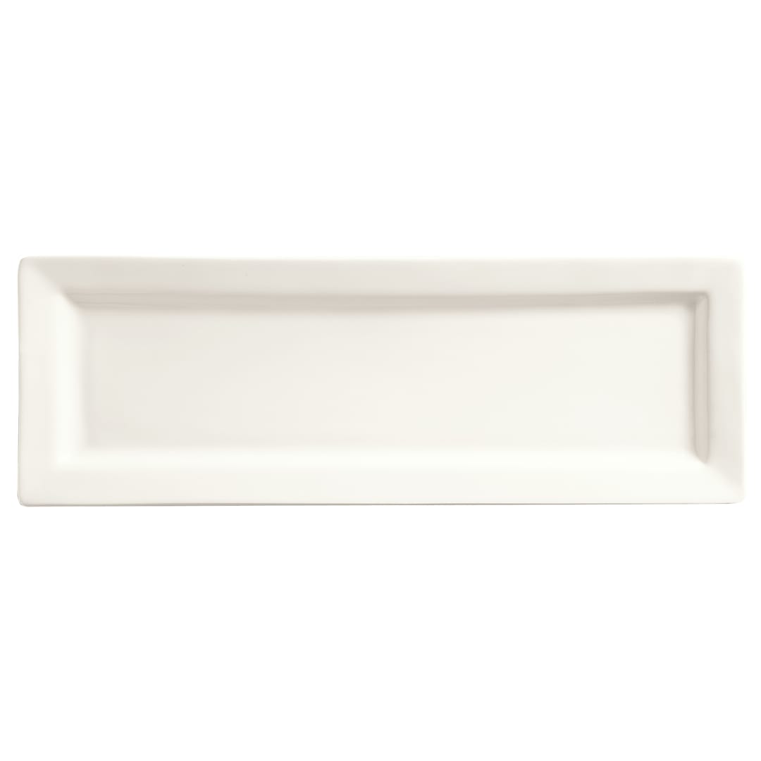 Libbey - Formerly World Tableware SL-22 Slate Bright White Rectangular Plate