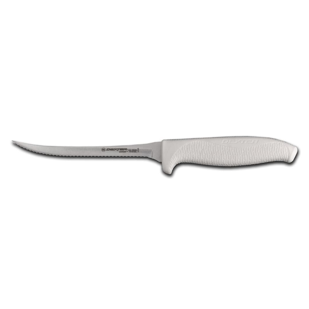 Dexter Russell SGL155NSC-PCP SofGrip 5-1/2 In Scalloped Utility Knife