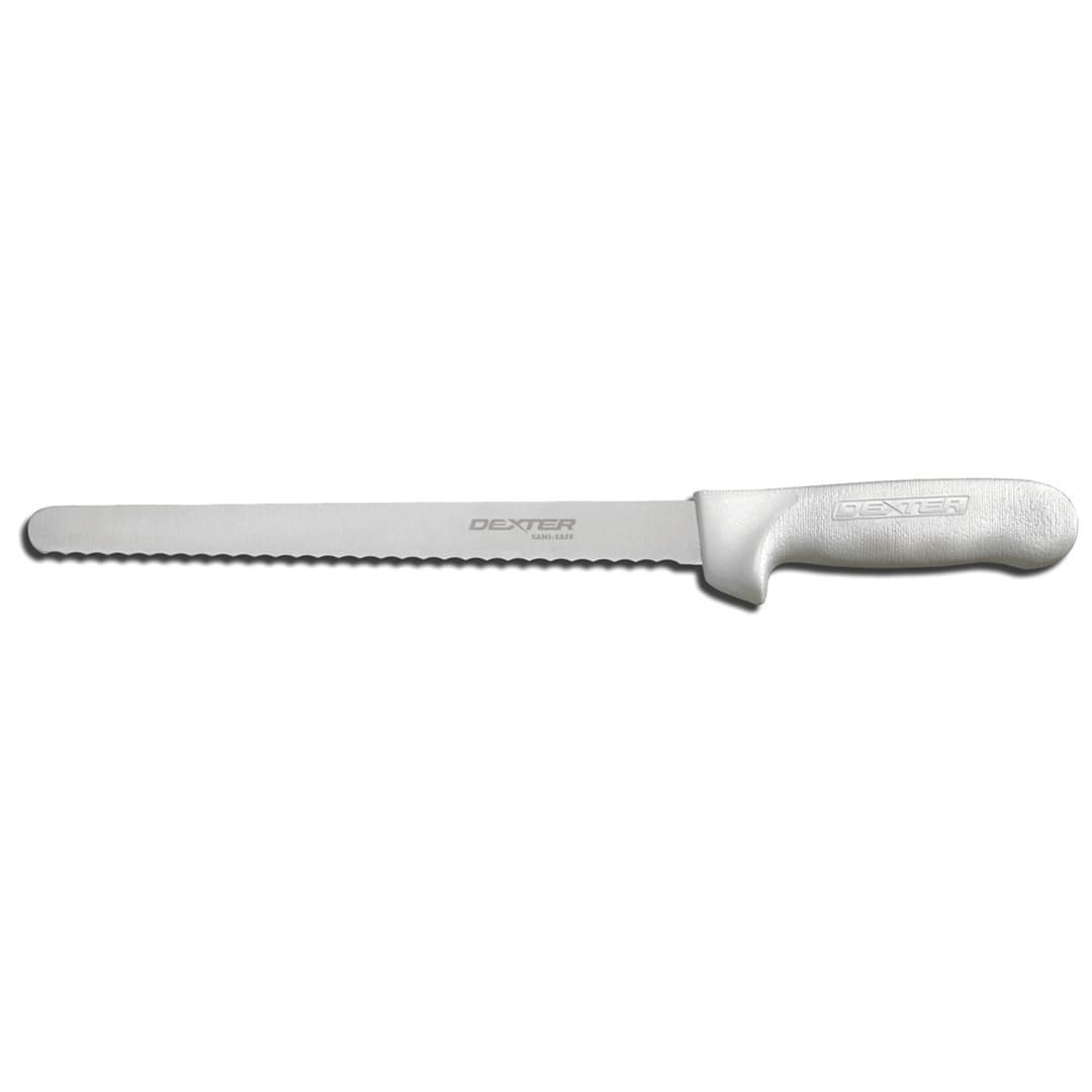 Dexter Russell S140N-10SC-PCP Sani-Safe 10" Scalloped Slicer Knife