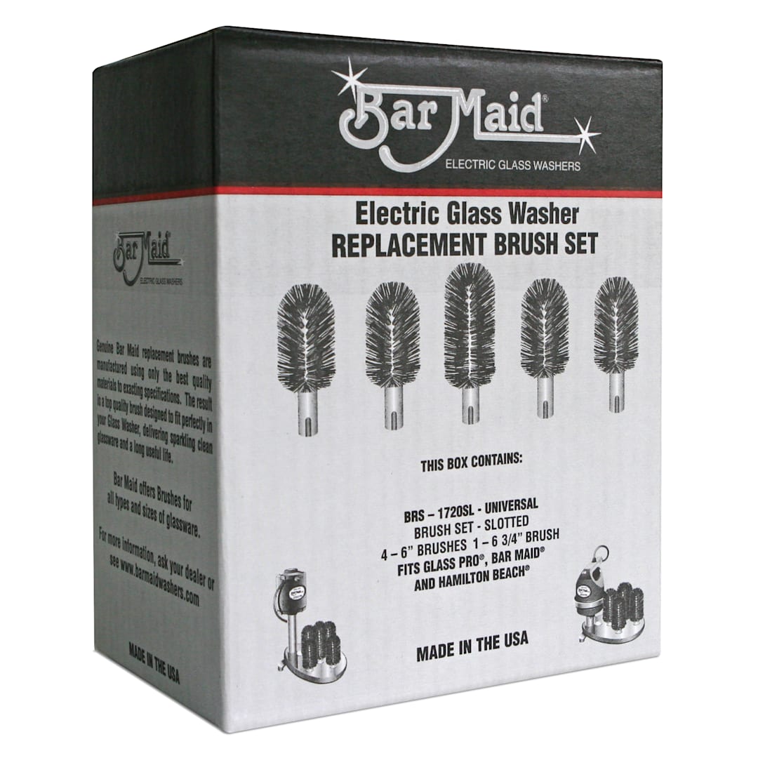 Bar Maid BRS-1720SL 5-Piece Universal Slotted Brush Set