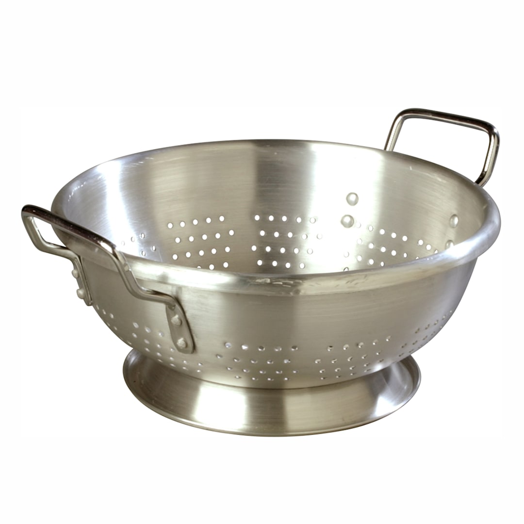 Carlisle 60278 Standard Weight 8 Qt. Aluminum Colander