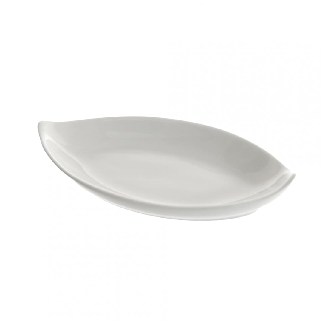10 Strawberry Street WTR-5OVLTB White 5 x 3" Oval Tray