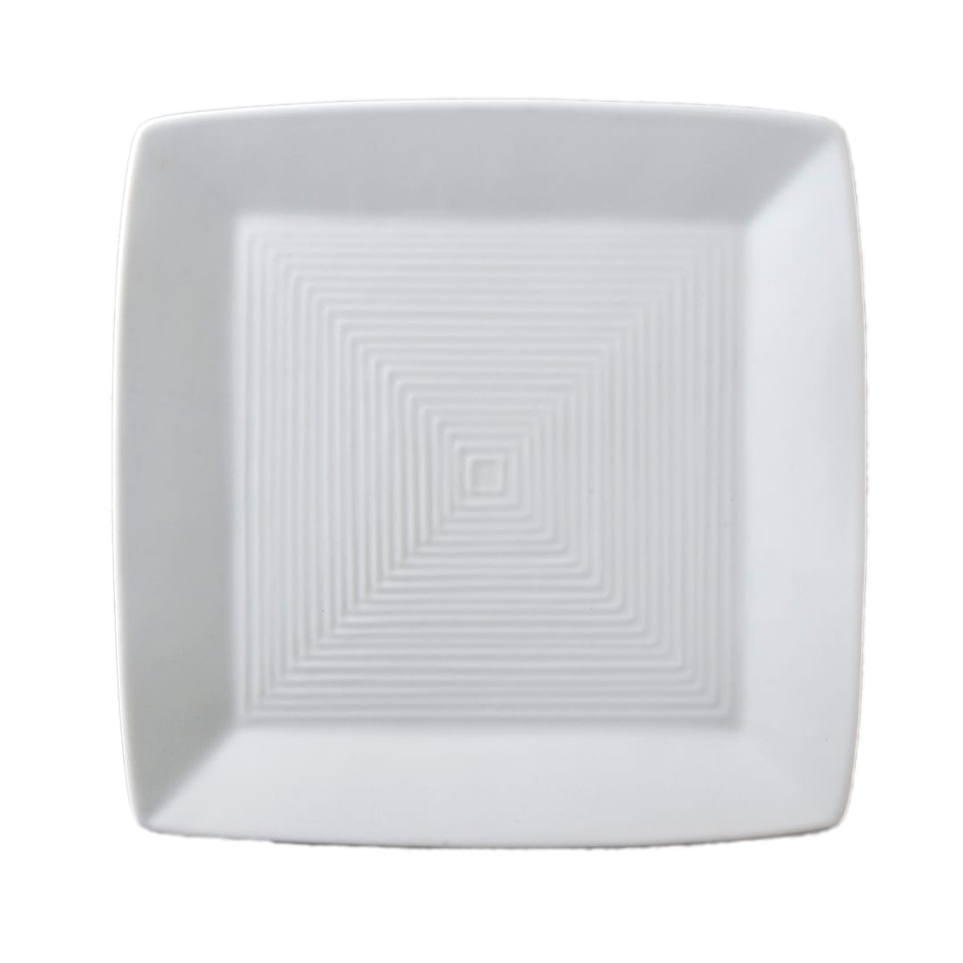 Vertex China ARG-S21 Signature 12" Square Embossed Plate - Dozen