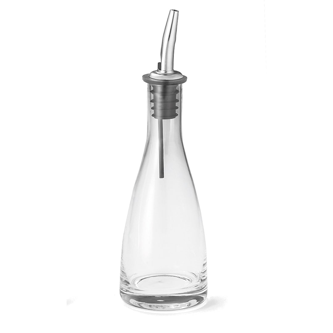 TableCraft 611 Sienna Collection 6 Oz Oil & Vinegar Bottle w/ S/S Lid