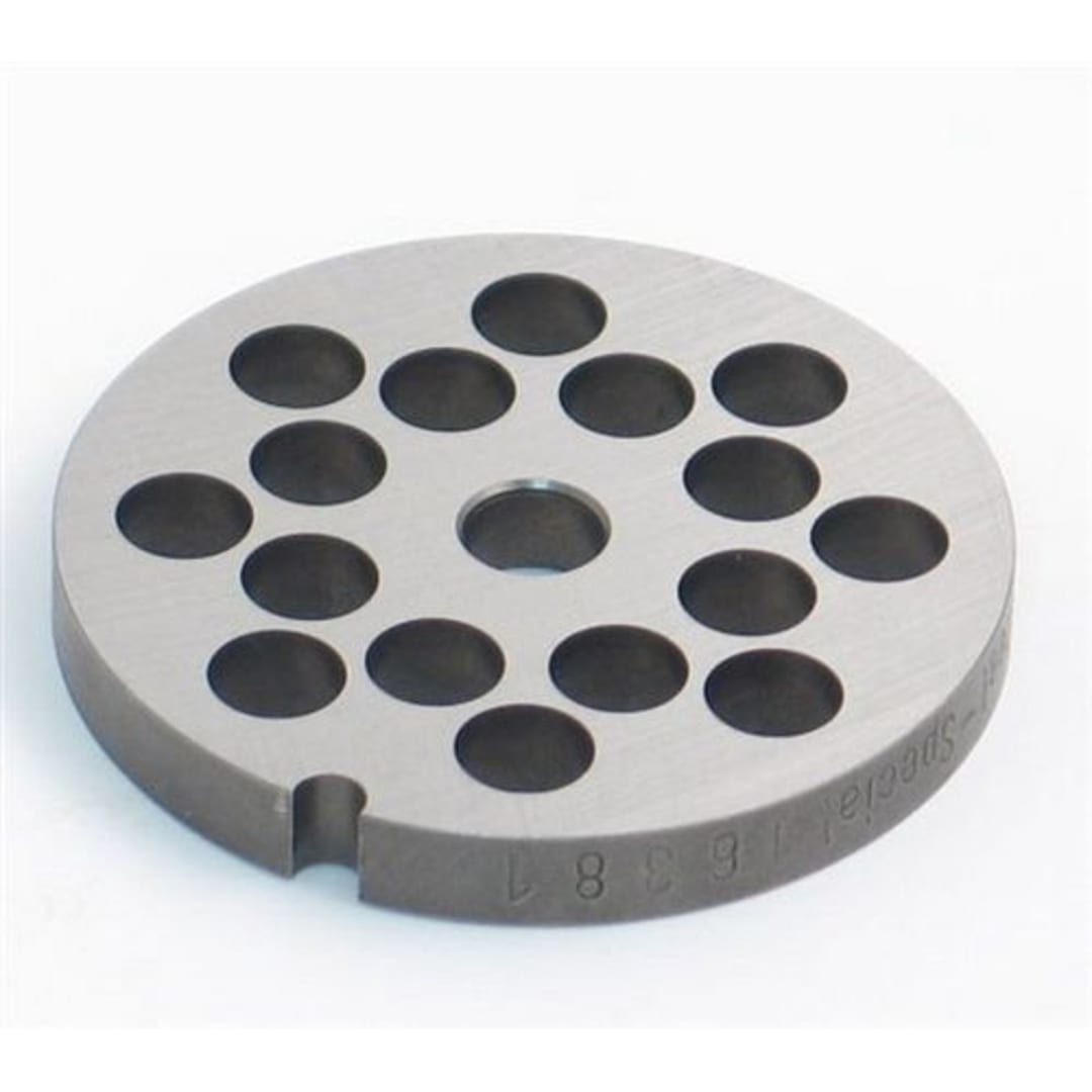 Alfa 12 3/8 HBLS Replacement Chopper Plate f/ Hobart Grinder, 3/16" Holes