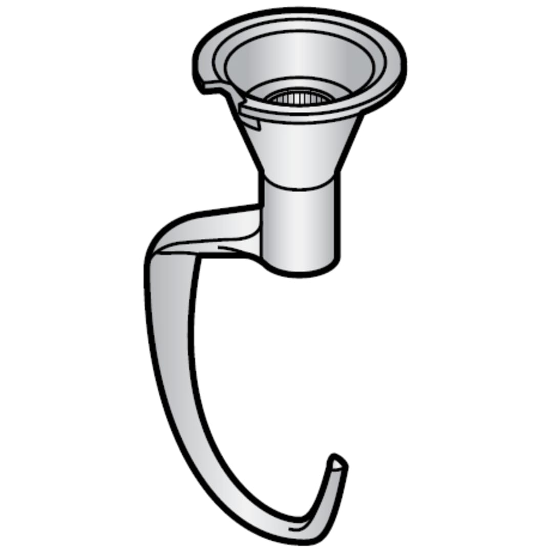 Alfa 80D J Dough Hook, 80 Quart