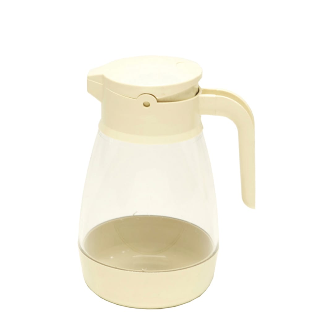 Service Ideas SY916AL Syrup Saver 16 Oz. Almond Dispenser - 6 / CS