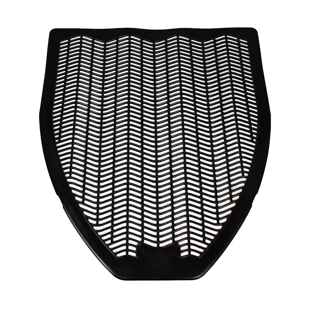 Darling Foodservice Black Urinal Mat in Fresh Blast Scent