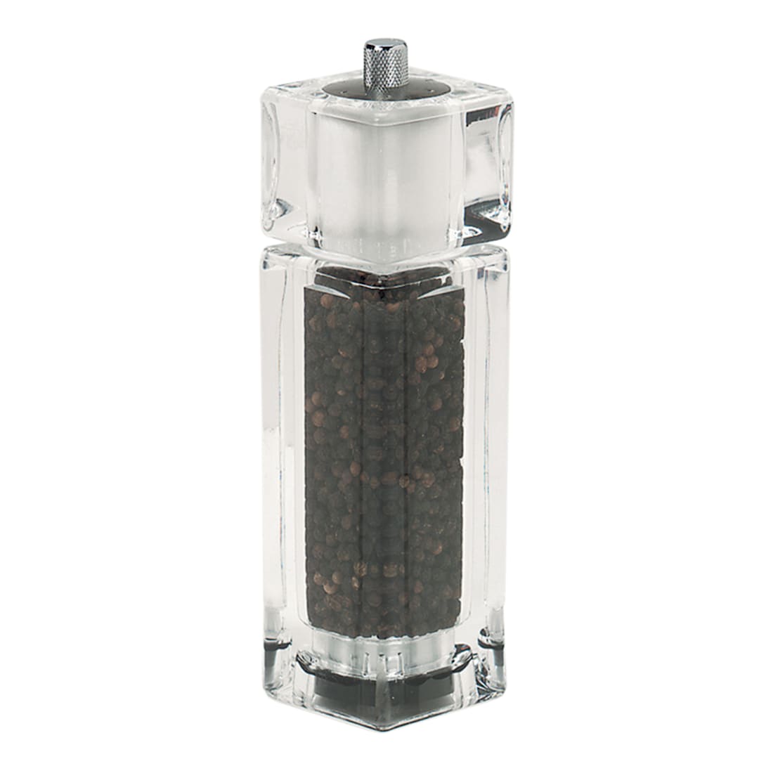 American Metalcraft CPM62 Acrylic 6.5" Combo Salt / Pepper Shaker