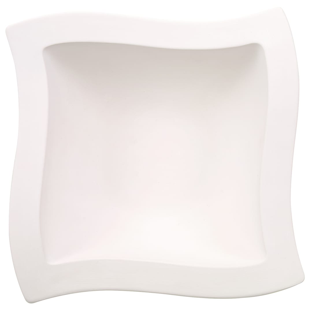 Villeroy & Boch 10-2525-3330 NewWave White 57 Oz Square Salad Bowl
