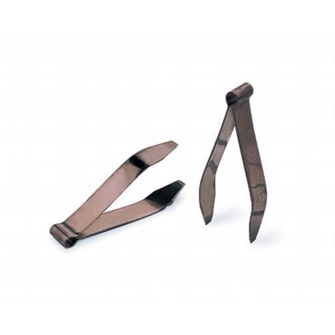 Matfer Bourgeat 112503 S/S Beveled Bottom Fish Tweezers