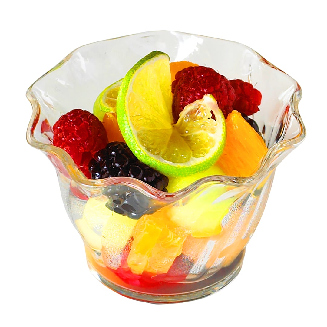 Cambro SRB5CW135 Clear 5 Oz. Plastic Serving Swirl Bowl