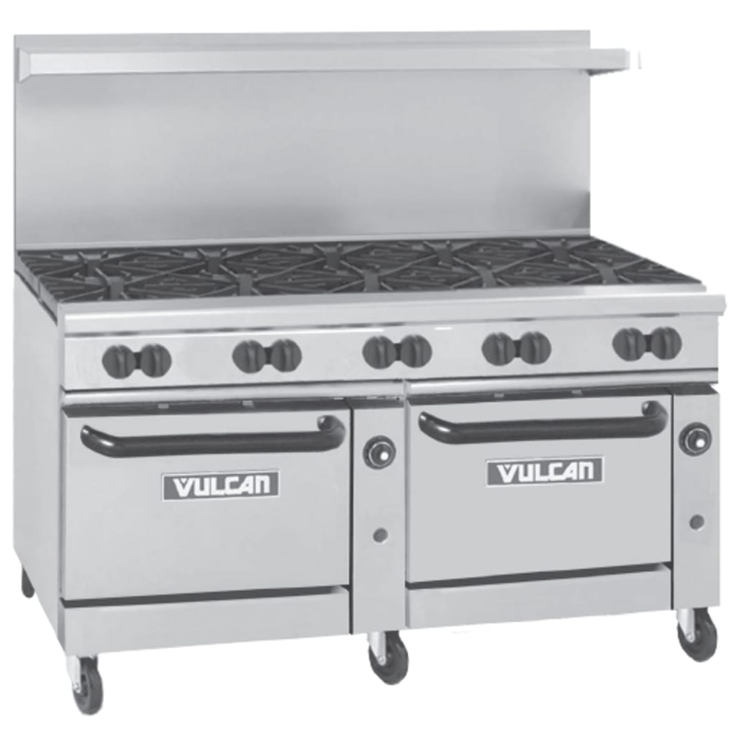Vulcan 60SS-10BN Endurance Natural Gas Range with Standard Oven