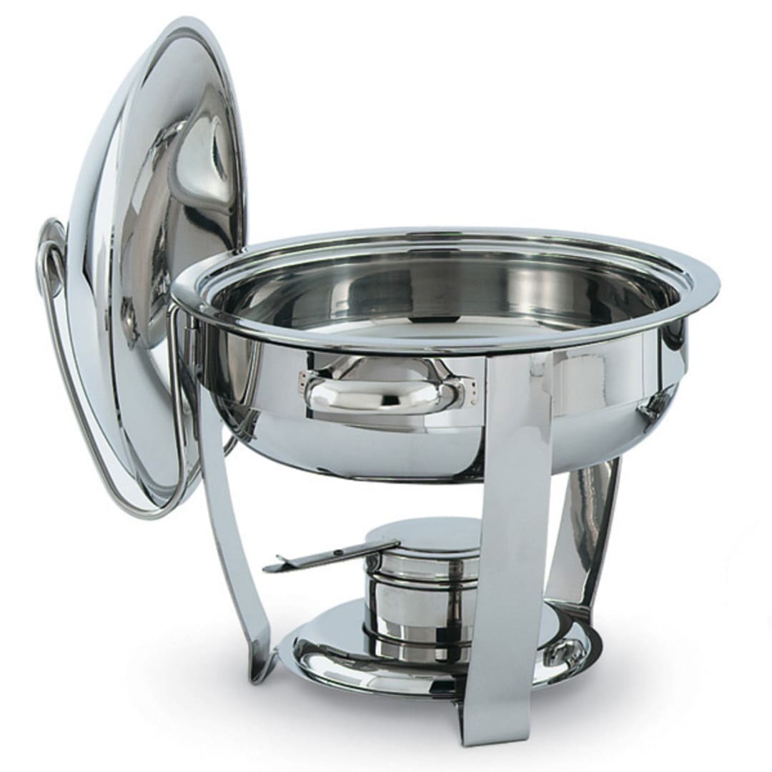 Vollrath 46501 Orion Small Oval Mirror Finish 4 Quart Lift-Off Chafer