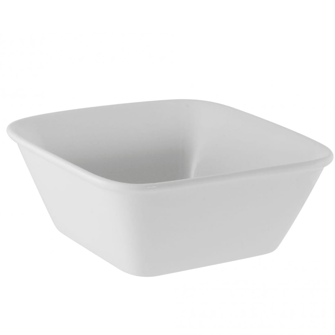 10 Strawberry Street WTR-6SQBWL White 12 Oz Square Bowl