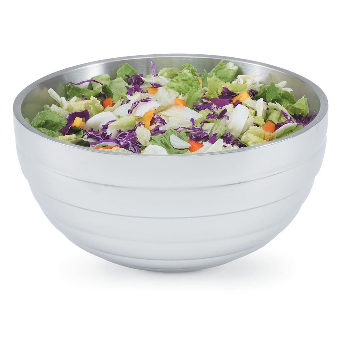 Vollrath 46592 S/S Beehive Style Double Wall 6.9 Quart Serving Bowl