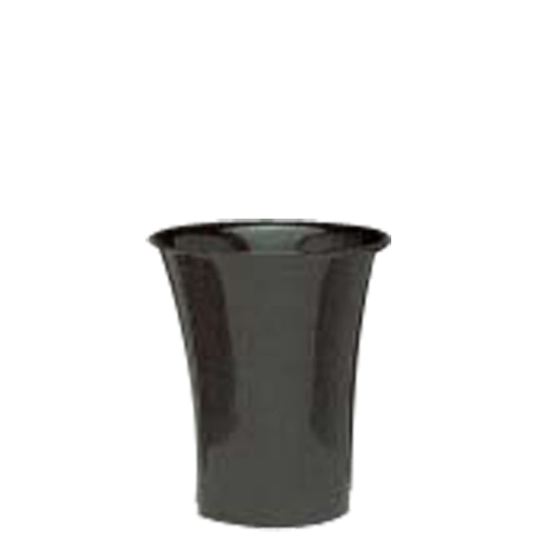 Floralware 610FS Black 10 x 9" Bucket - 6 / CS