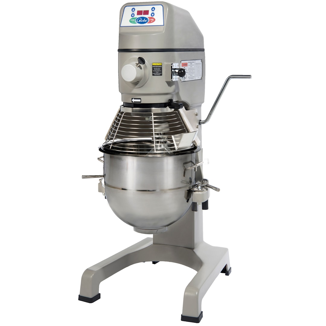 Globe Food SP30 3-Speed 30 Qt Floor Model Vertical Mixer with Bowl