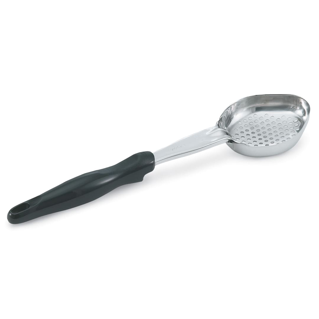 Vollrath® 6422120 Black 1 Ounce Oval Perforated Spoodle®