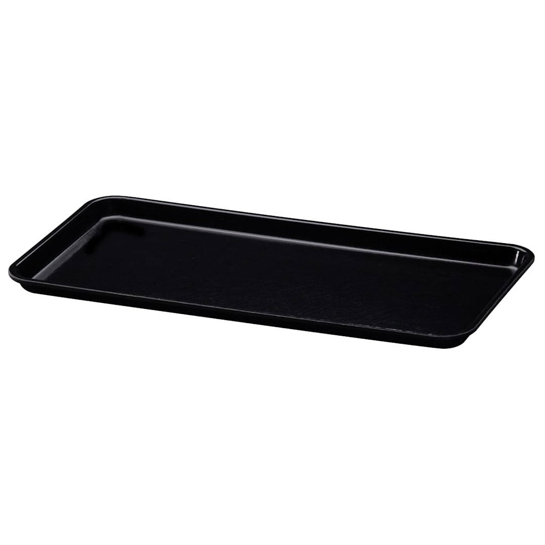 Cambro 918MT110 Black 8-11/16" x 18" Market Display Tray