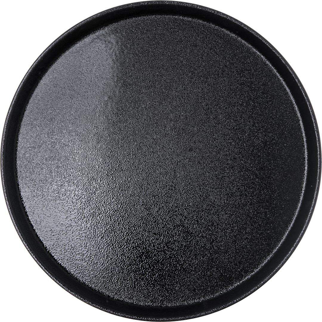Carlisle 1600GR2004 Griptite2 Black 16" Round Tray