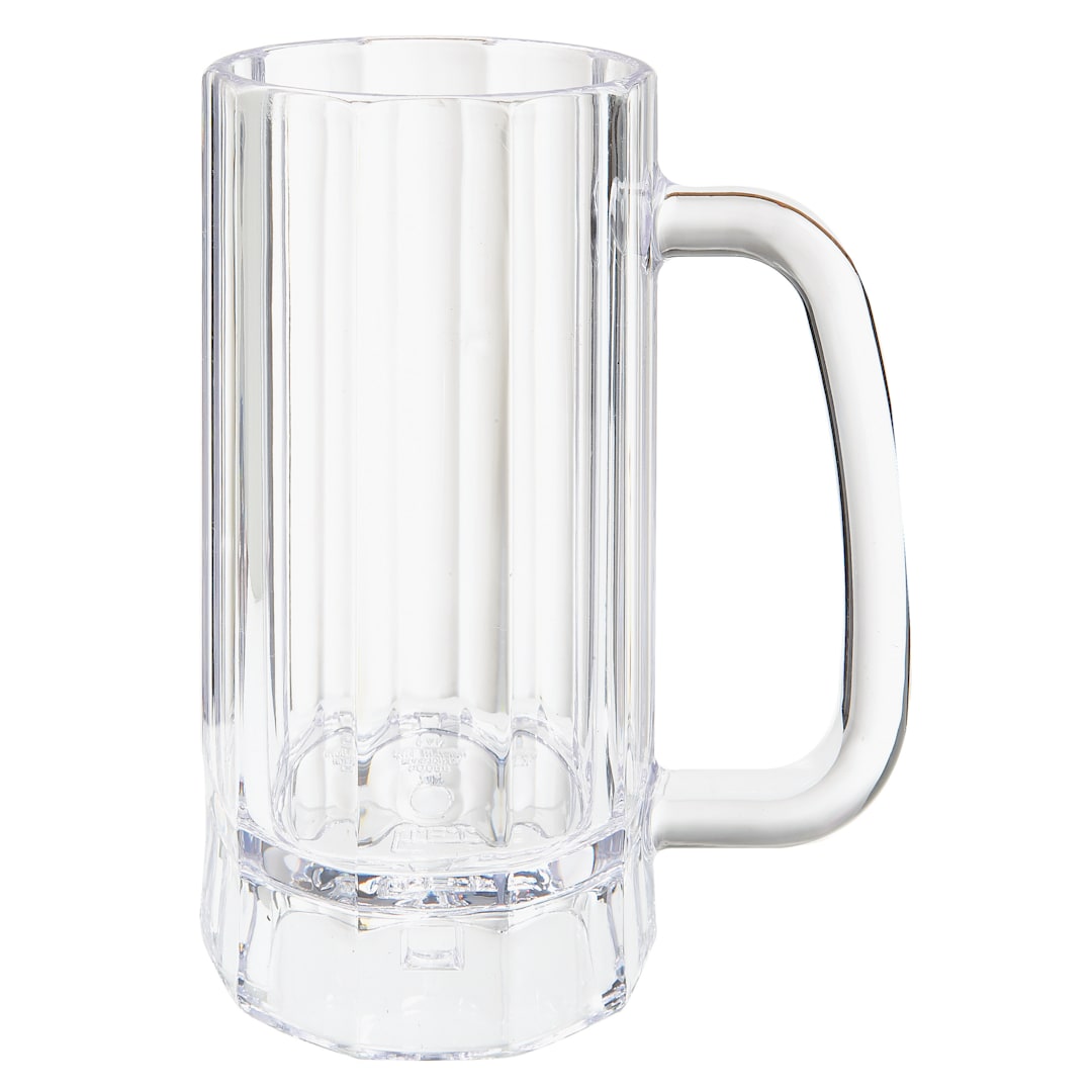 G.E.T. 00086-PC-CL Clear 16 Oz. Beer Mug