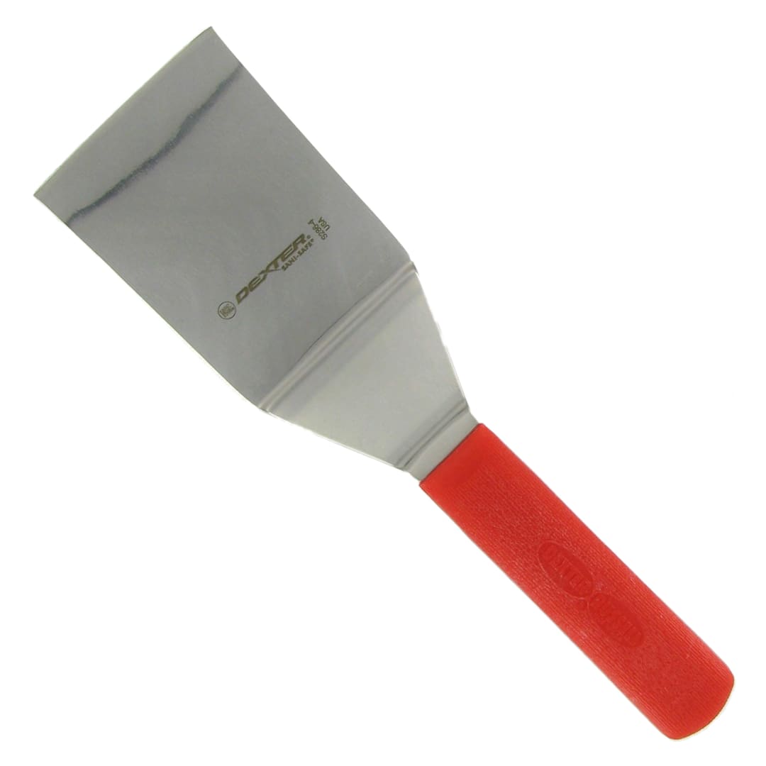 Dexter Russell S286-4R Sani-Safe® Red Handle 4 x 3" Turner