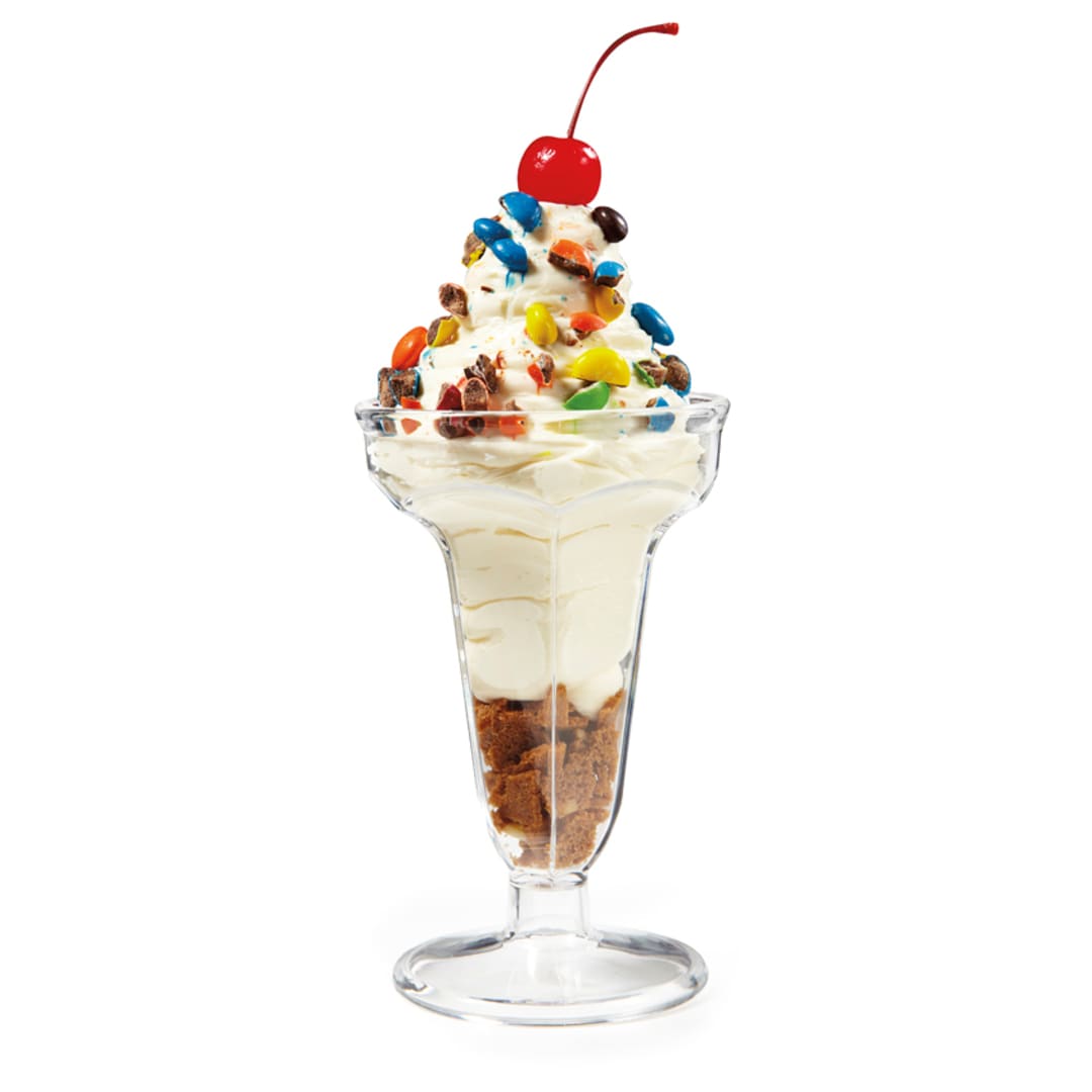 G.E.T. ICM-24-CL Dessert Time Clear 5 Oz. Ice Cream Dish