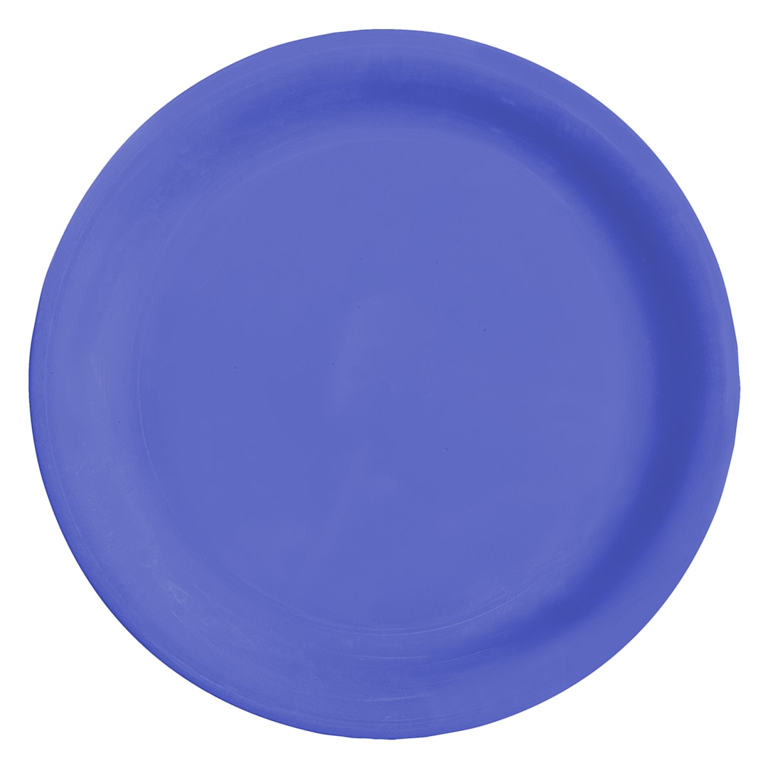 G.E.T. NP-6-PB Diamond Mardi Gras Peacock Blue 6-1/2" Plate