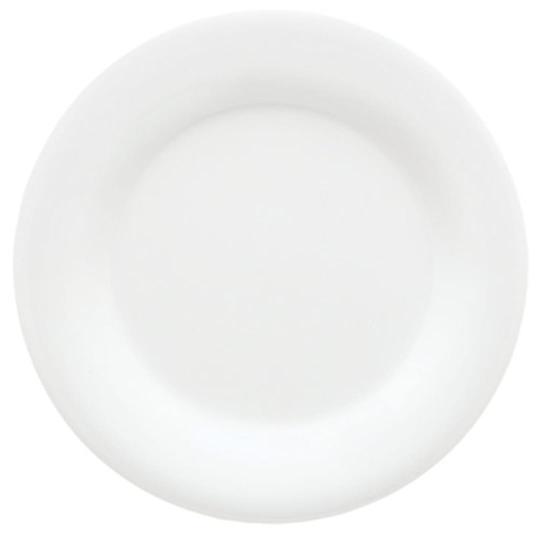 G.E.T. WP-6-DW Diamond White 6.5" Wide Rim Plate