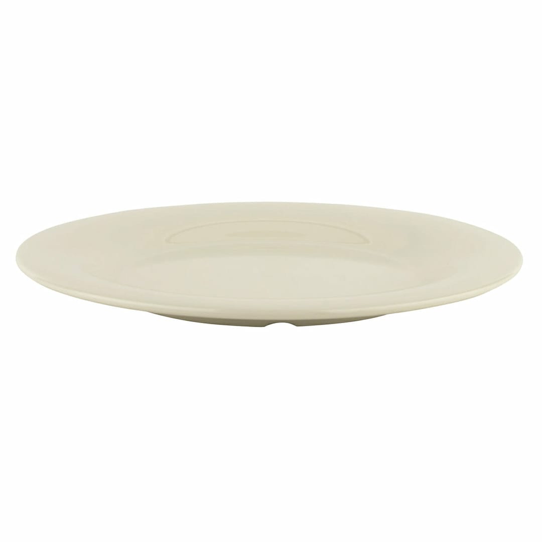 G.E.T. WP-9-DI Diamond Ivory 9" Wide Rim Plate