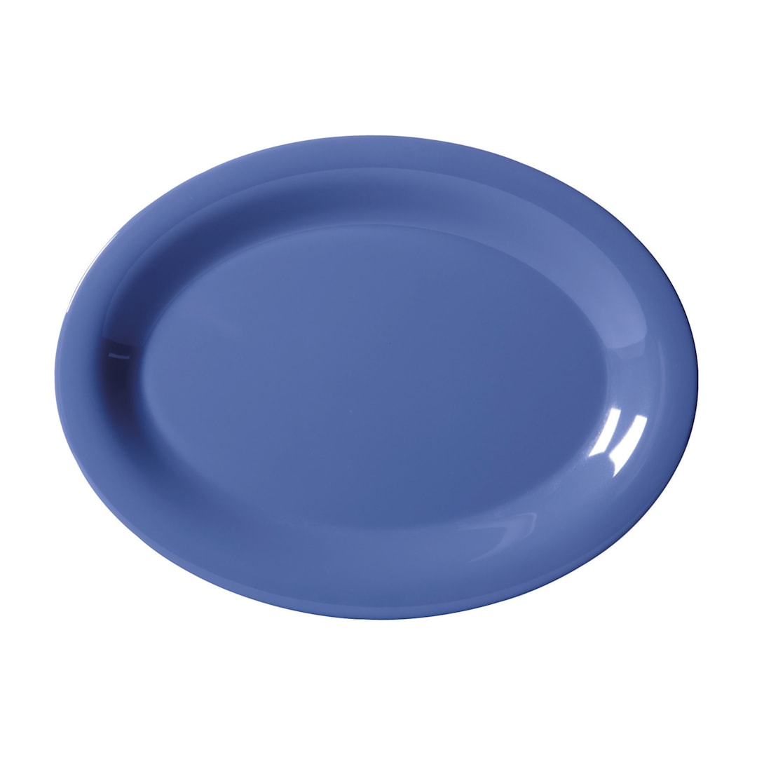 G.E.T. OP-120-PB Mardi Gras Peacock Blue 12" Platter
