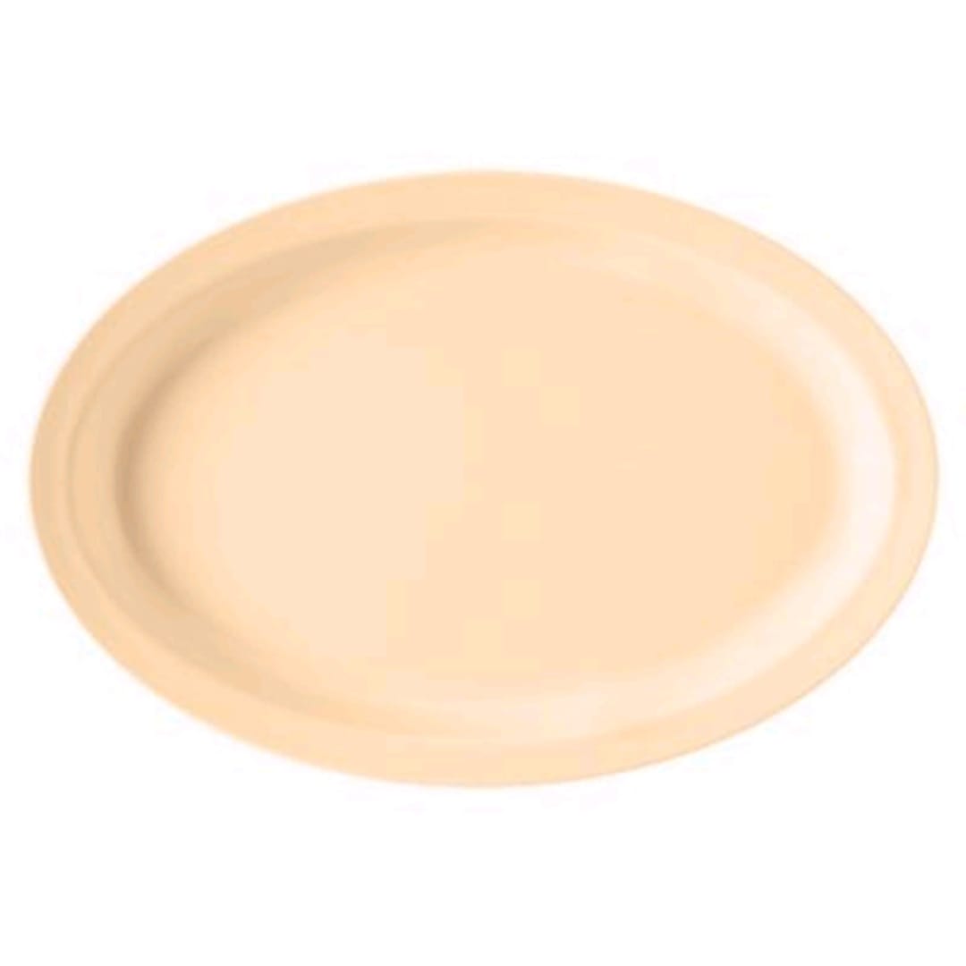 G.E.T. OP-614-T SuperMel I Tan 13.25" Oval Platter