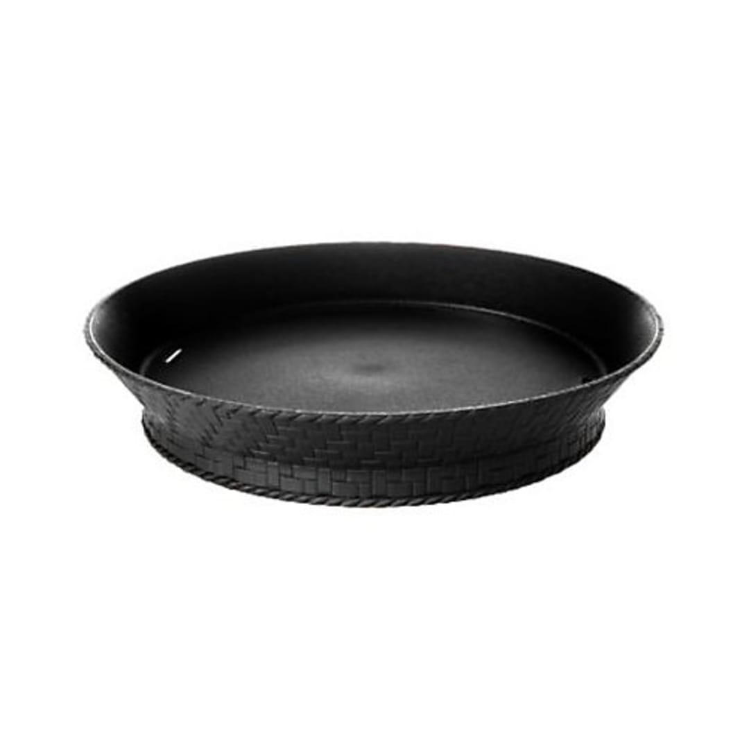 G.E.T. RB-880-BK Black Polypropylene 10.5" Textured Basket - Dozen