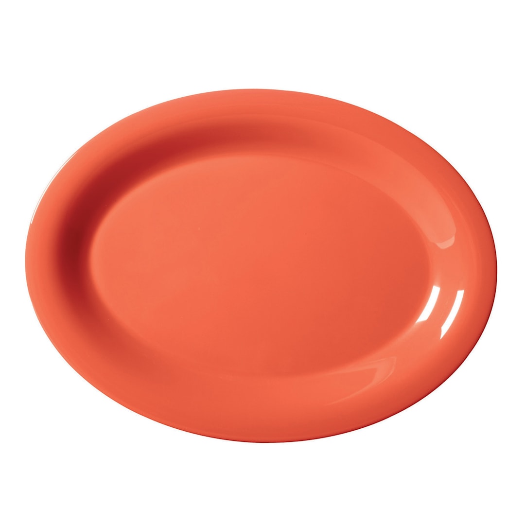 G.E.T. OP-135-RO Mardi Gras Rio Orange 13-1/2" Platter